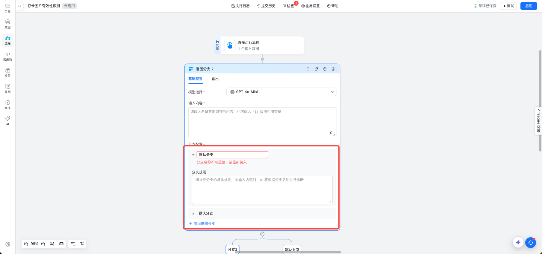 意图分支