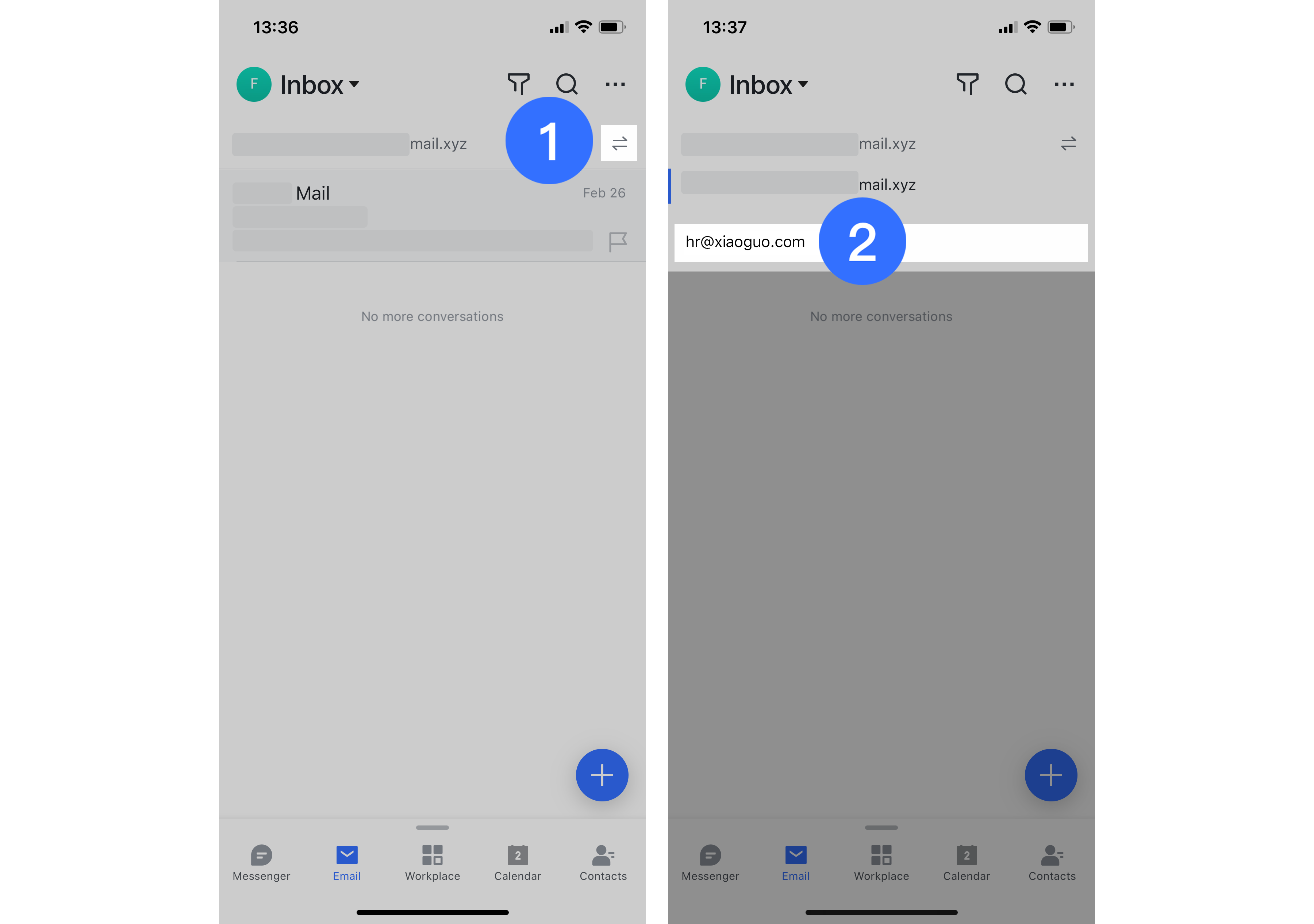 Create and use public mailbox